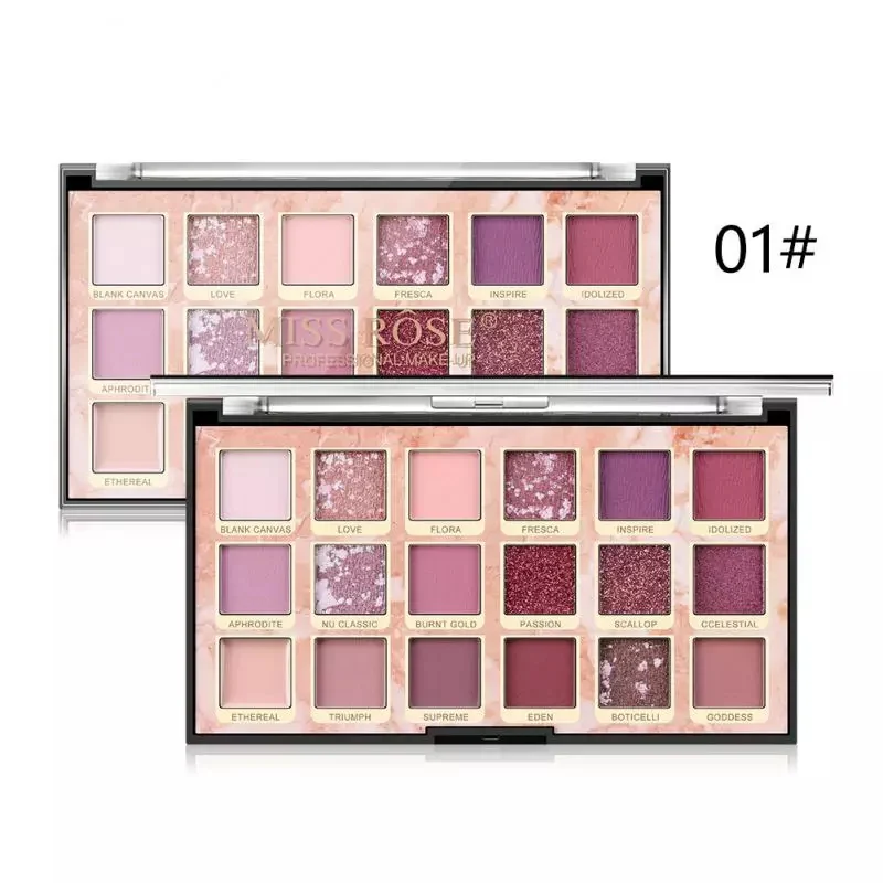 Miss Rose 18 Color Fashion Eye Palette - Image 7