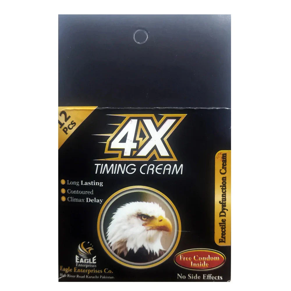 4X Timing Cream Condoms 12 Pcs (For Men) - Image 2
