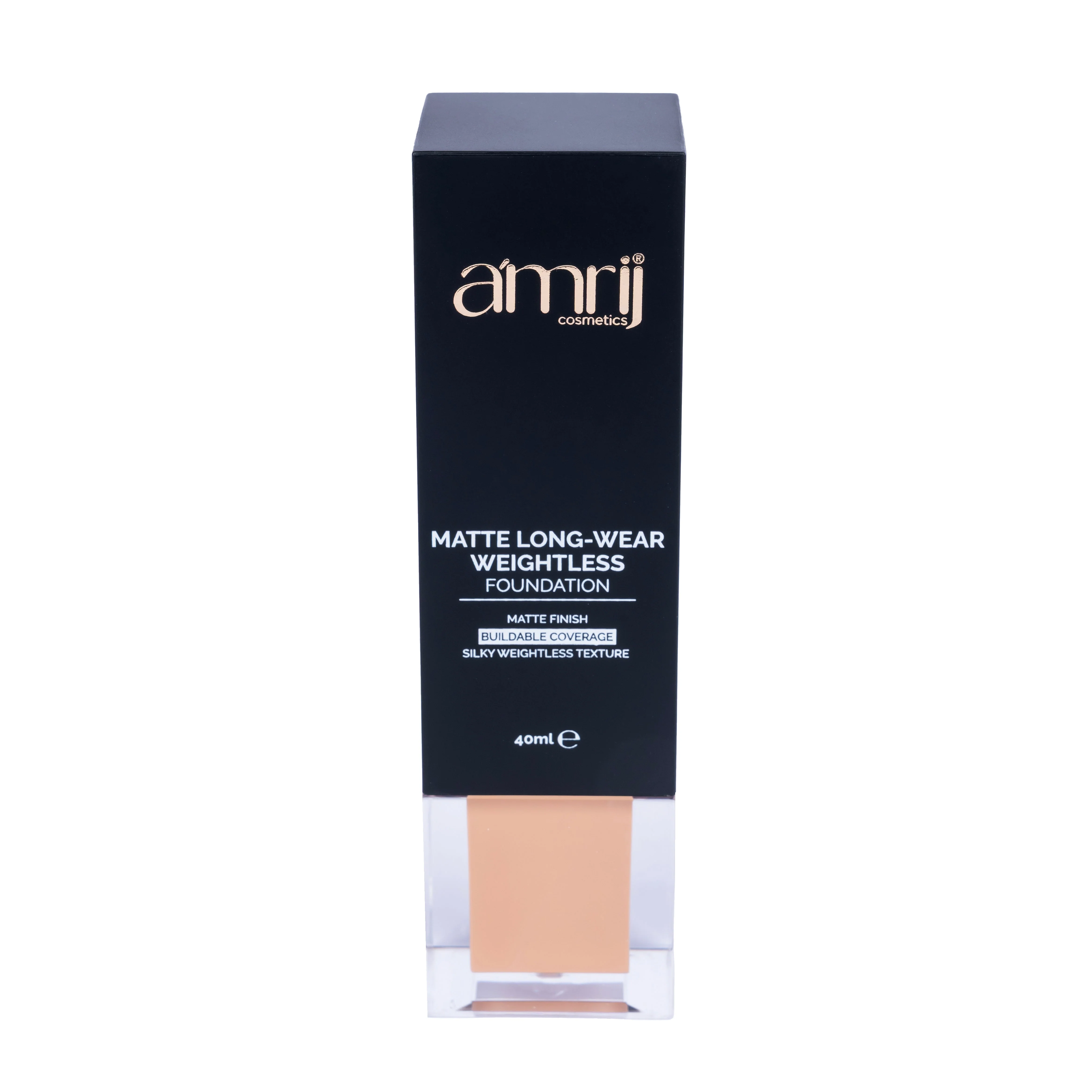 Amrij Cosmetics MATTE LONG WEAR WEIGHTLESS Foundation - Image 10