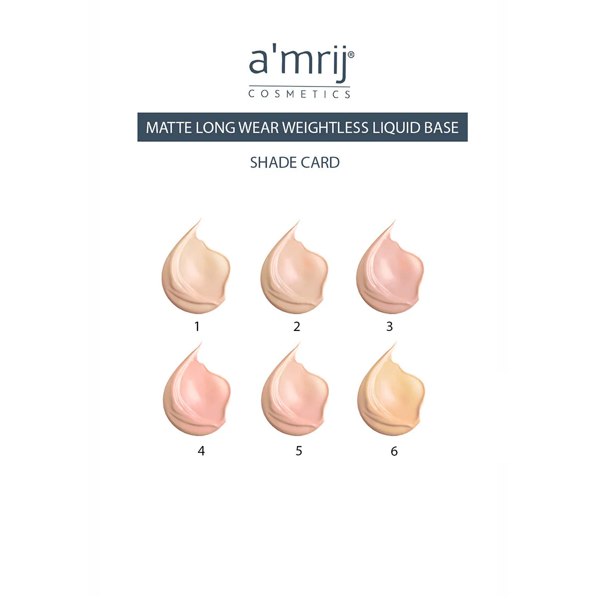 Amrij Cosmetics MATTE LONG WEAR WEIGHTLESS Foundation - Image 2
