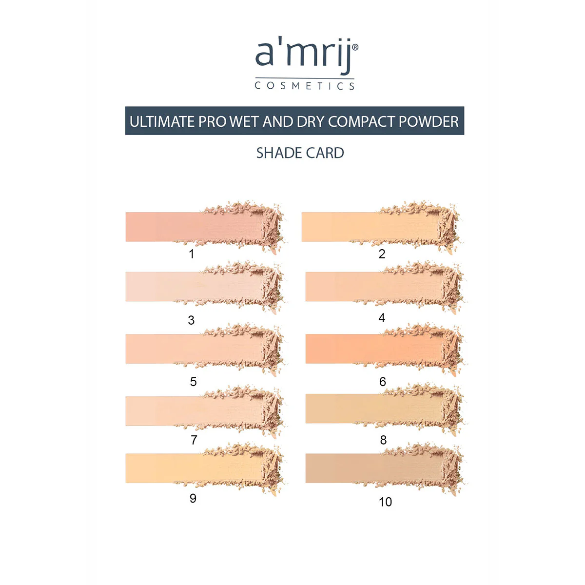 Amrij Cosmetics Ultimate Pro Wet And Dry Compact Powder - Image 4