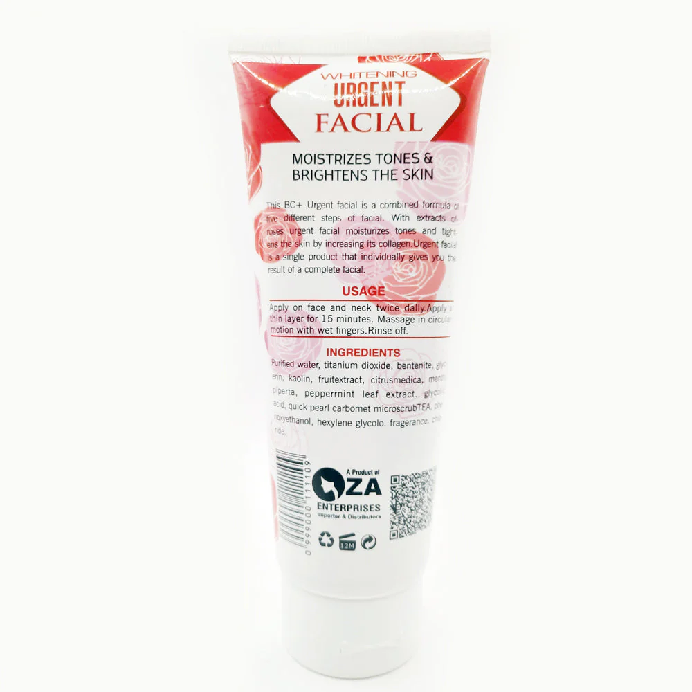 BC+ Whitening Urgent Facial 200 ML - Image 2