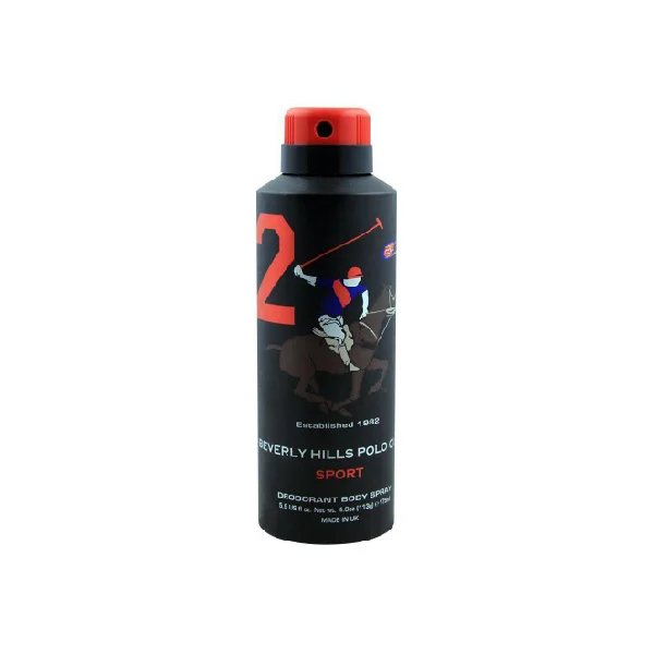 Beverly Hills Polo Club Sport Deodorant Body Spray - Image 2