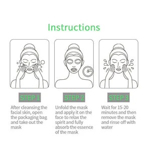 BIOAQUA Aloe Vera Moisturizing Face Sheet Mask Improving Dryness Mask - Image 3