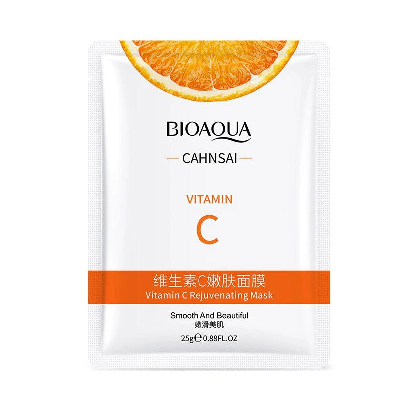 BIOAQUA Cahnsai Vitamin C Masker Rejuvenation Face Sheet Mask - Image 3