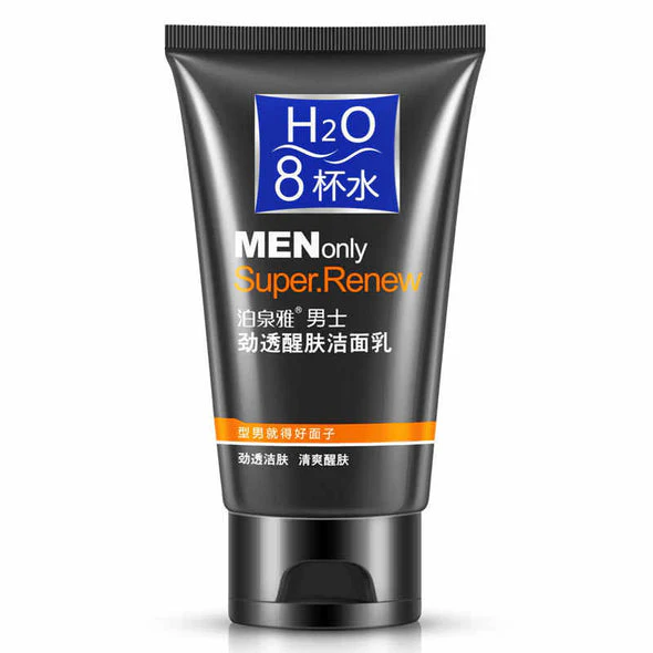 BIOAQUA MENONLY Strength Through Men’s Facial Cleanser Cleansing Milk 100gm