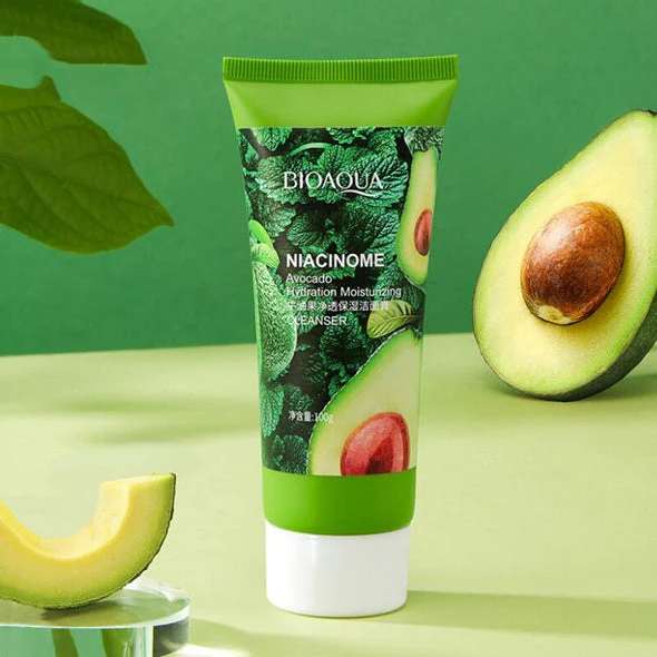 BIOAQUA Niacinome Avocado Elasticity Moisturizing Facial Cleanser 100g