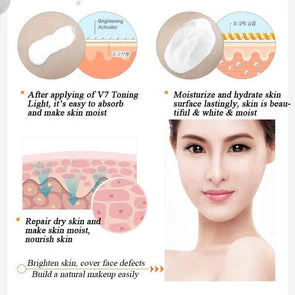BIOAQUA Pack of 3 V7 Series Cream Cleanser and Sheet Mask - Image 4