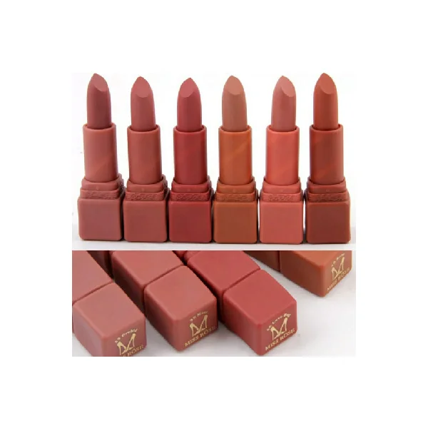 Miss Rose Block Lipsticks Set of 6 - Nude - Image 2