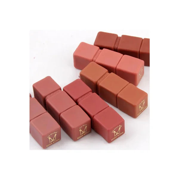Miss Rose Block Lipsticks Set of 6 - Nude - Image 4