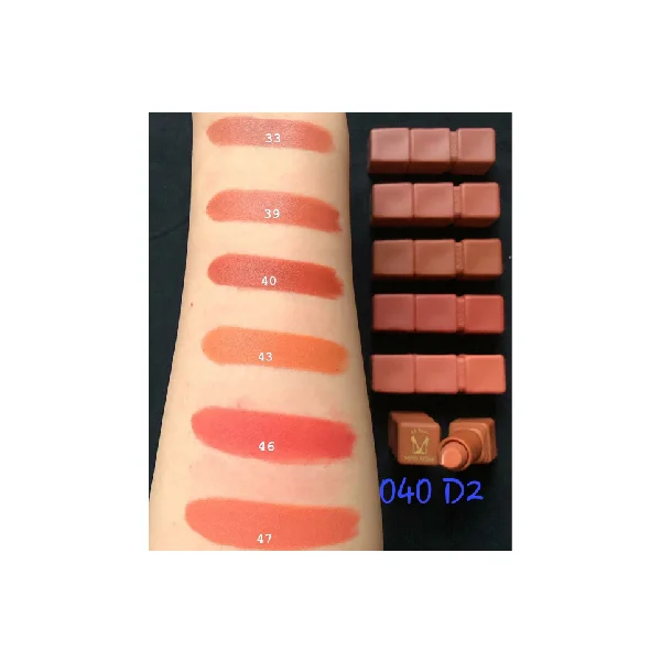 Miss Rose Block Lipsticks Set of 6 - Nude - Image 7