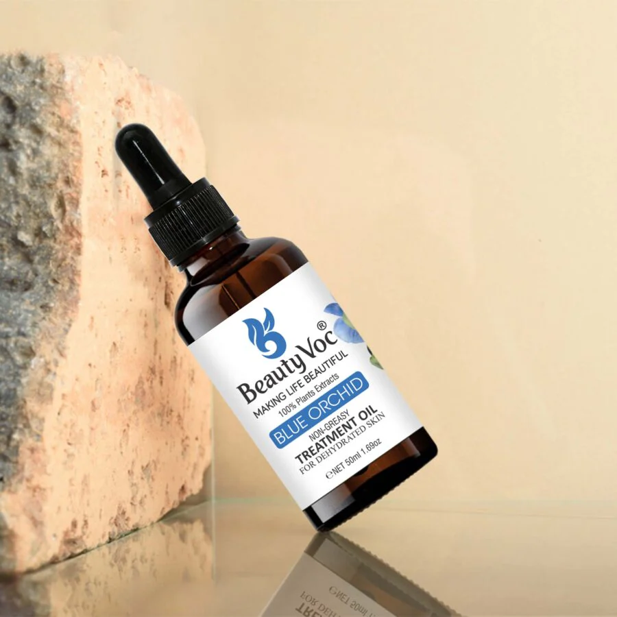 BeautyVoc Blue Orchid Treatment Oil 50 ml Pure 100% | Non-Greasy | Cold-Pressed Oil for Dehydrated Skin, Radiance Boost & Moisture Lock - Image 2
