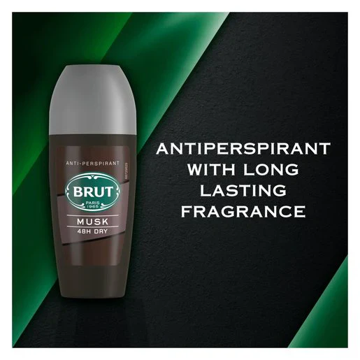Brut Musk Antiperspirant Roll On Deodorant 50 ML - Image 2
