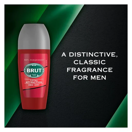 Brut Total Attraction Anti-Perspirant Roll On 50 ML - Image 2