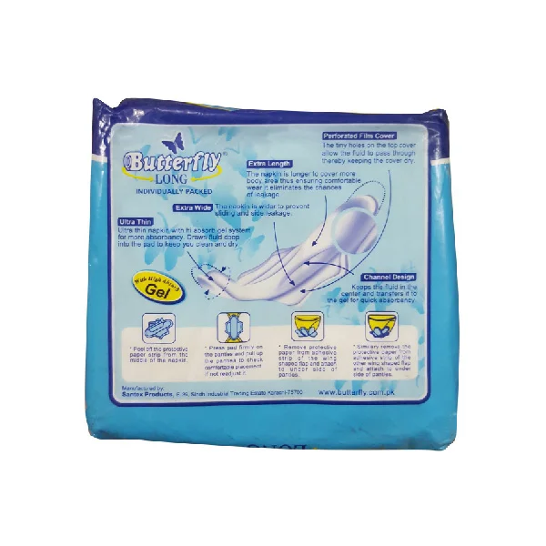 Butterfly Long 16XXL Wide Size Ultra Napkins - Image 2