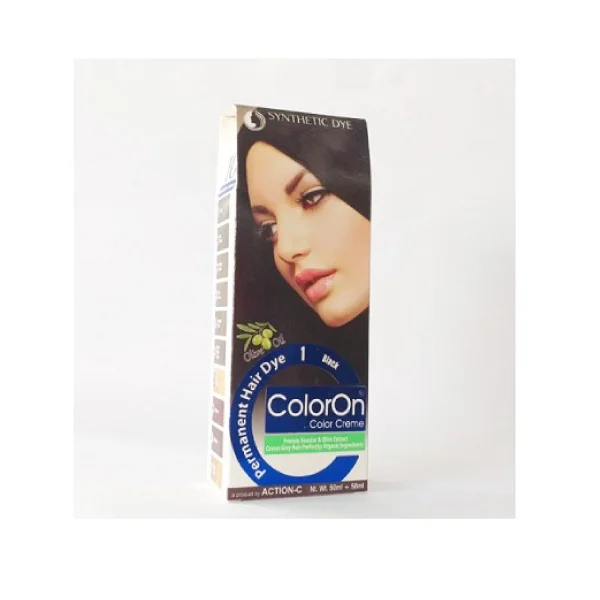 COLOR ON HAIR COLOR SHADE 01 BLACK