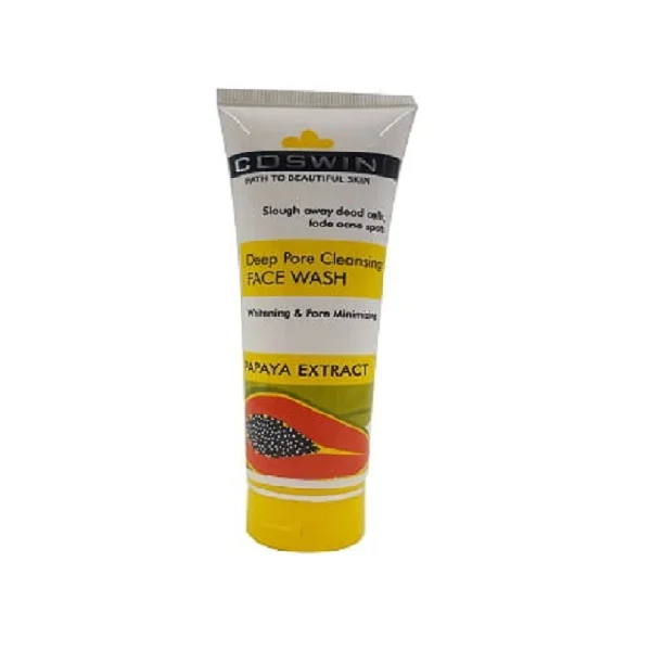 Coswin Deep Pore Cleansing Face Wash with Papaya Extract 100ml
