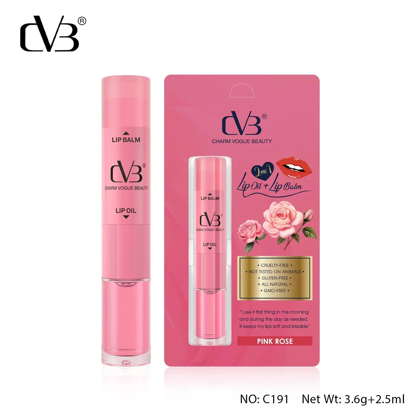 Cvb 2+1 Lip oil + Lip Balm C191 - Image 6