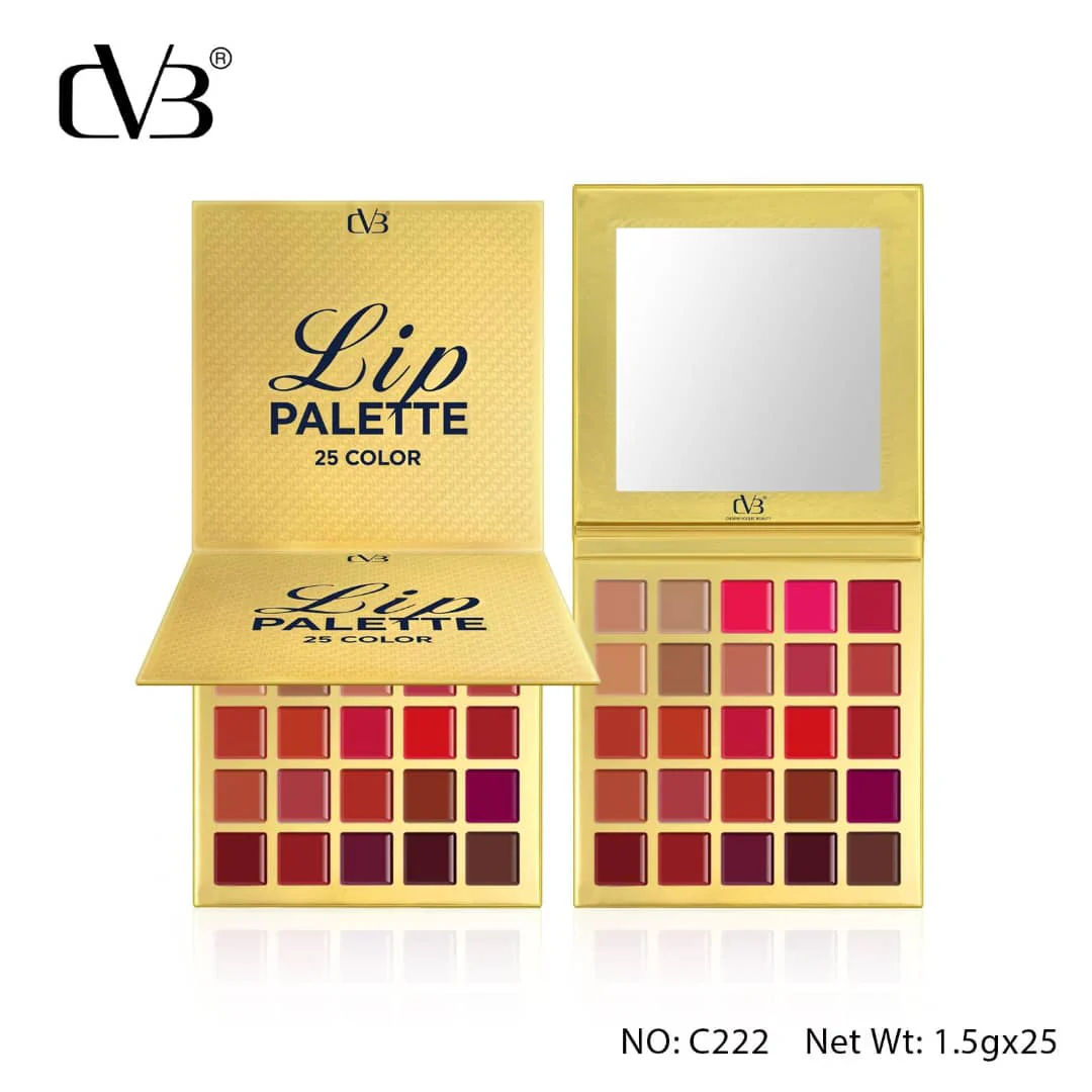 Cvb 25 Color Lipstick Lip Gloss Palette 24H Long-lasting moisturizing Waterproof matte Lip Palette Makeup,Pigmented Lipstick Set C222 - Image 6