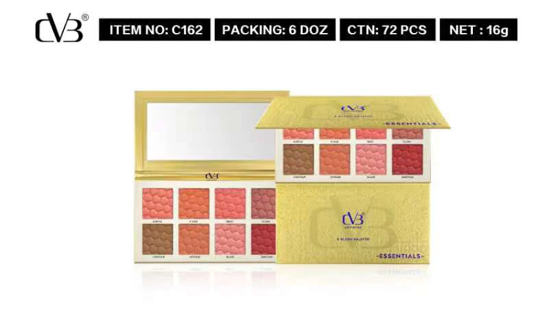 CVB 8 BLUSH PALETTE Essentials (8 Colors) - Image 3