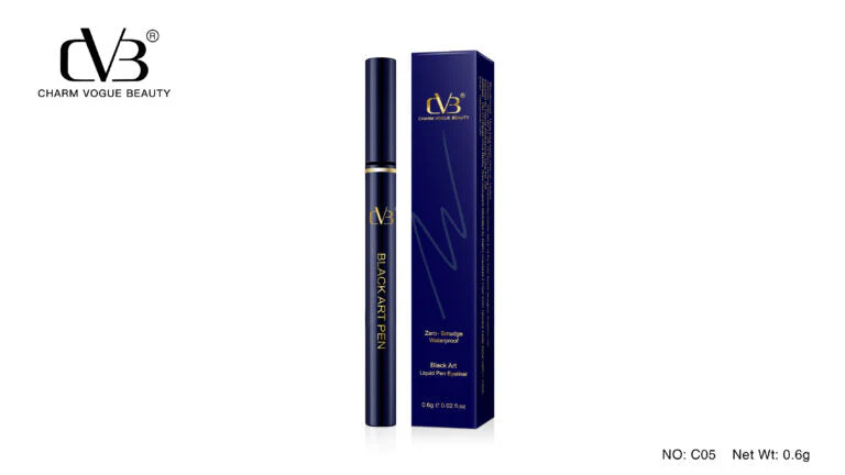 CVB BLACK ART LIQUID PEN EYELINER ZERO-SMUDGE WATERPROOF 05 - Image 4