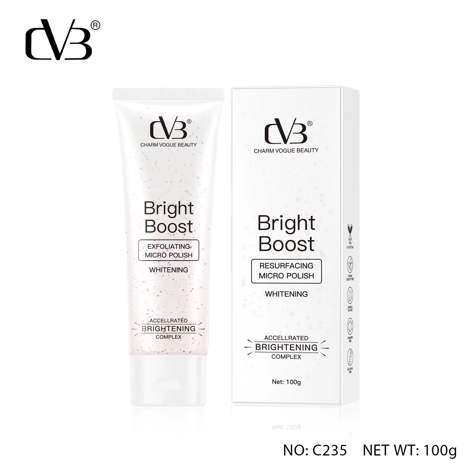 CVB BRIGHT BOOST RESURFACING MICRO POLISH WHITENING BRIGHTENING COMPLEX - Image 3