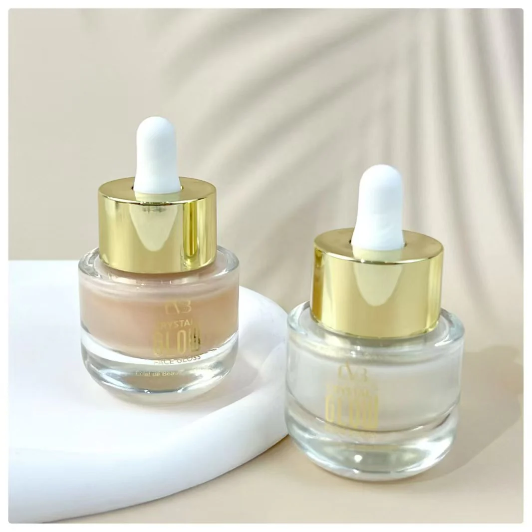CVB Crystal Glow Face Gloss Eclat de Beaute effet Lumiere Find Me In 2 Tints c200 - Image 4