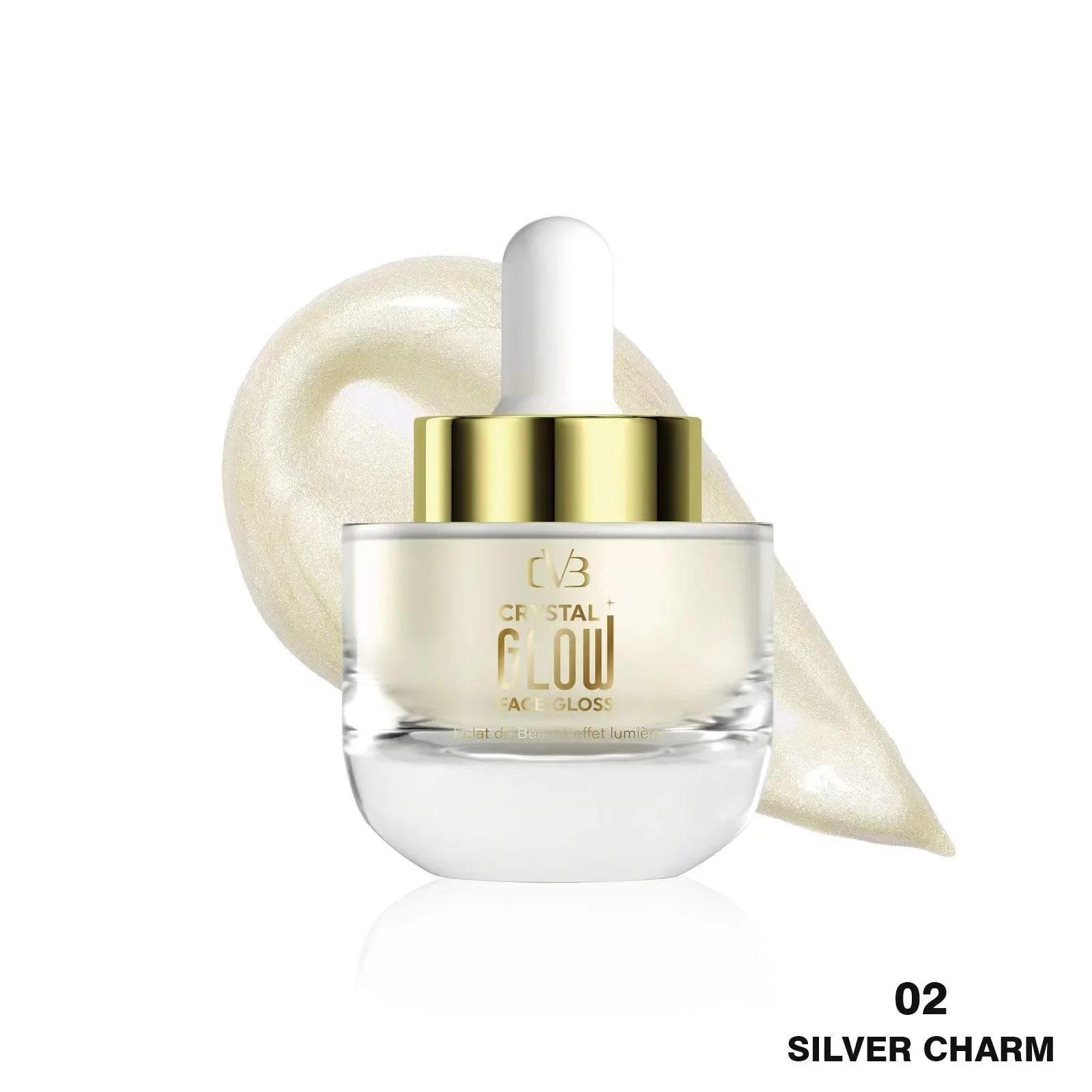 CVB Crystal Glow Face Gloss Eclat de Beaute effet Lumiere Find Me In 2 Tints c200 - Image 7