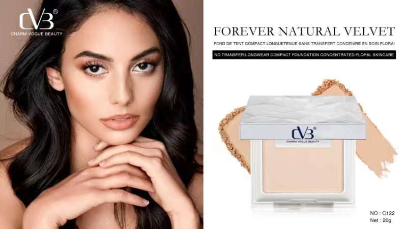 CVB Forever Natural Velwet Fond De tent Compact Longue Tenue  20g  c122 - Image 2