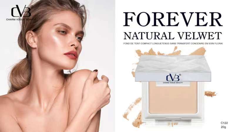 CVB Forever Natural Velwet Fond De tent Compact Longue Tenue  20g  c122 - Image 3