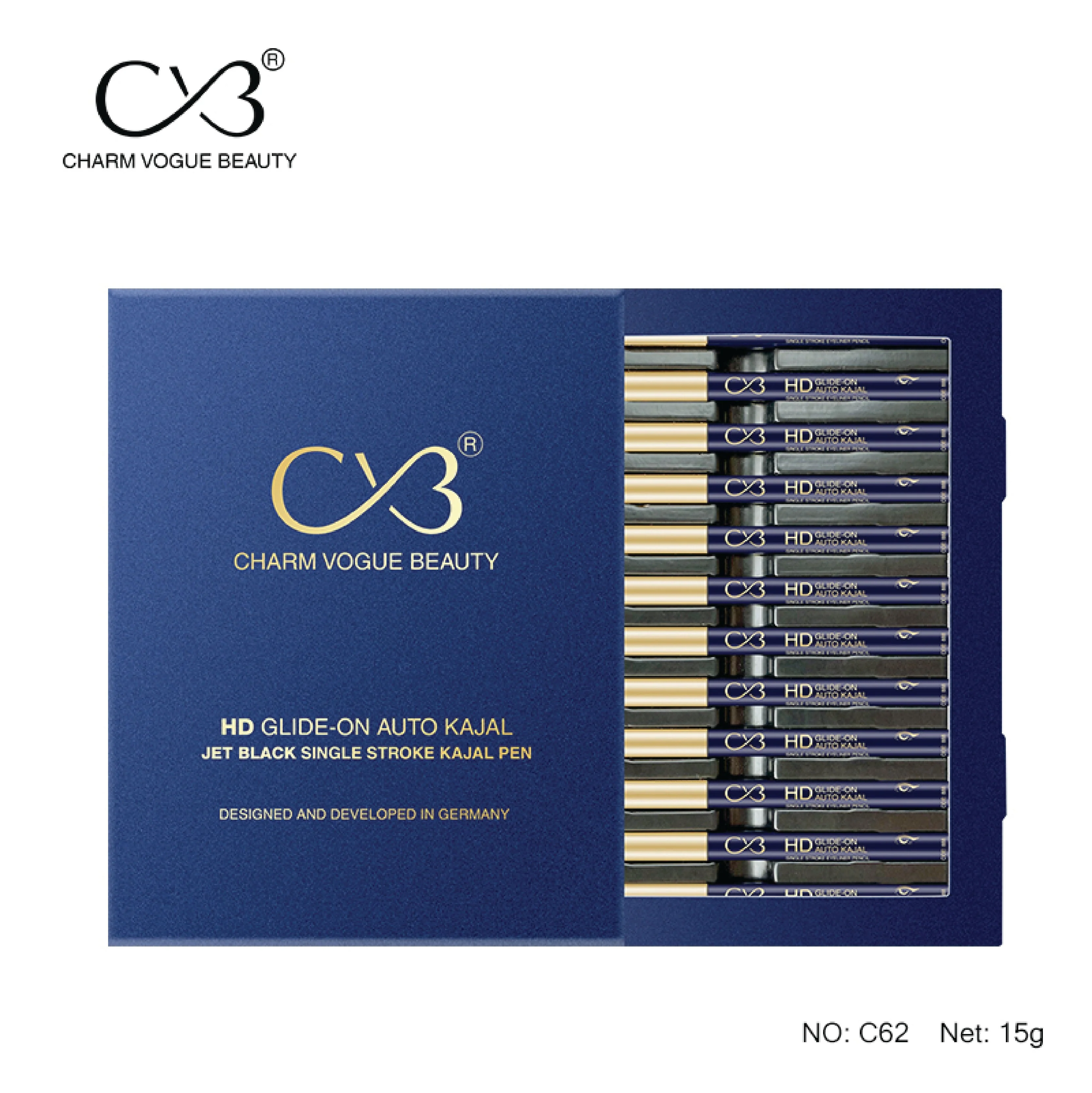 CVB HD Glide On Auto Kajal Tray Pack - Image 3