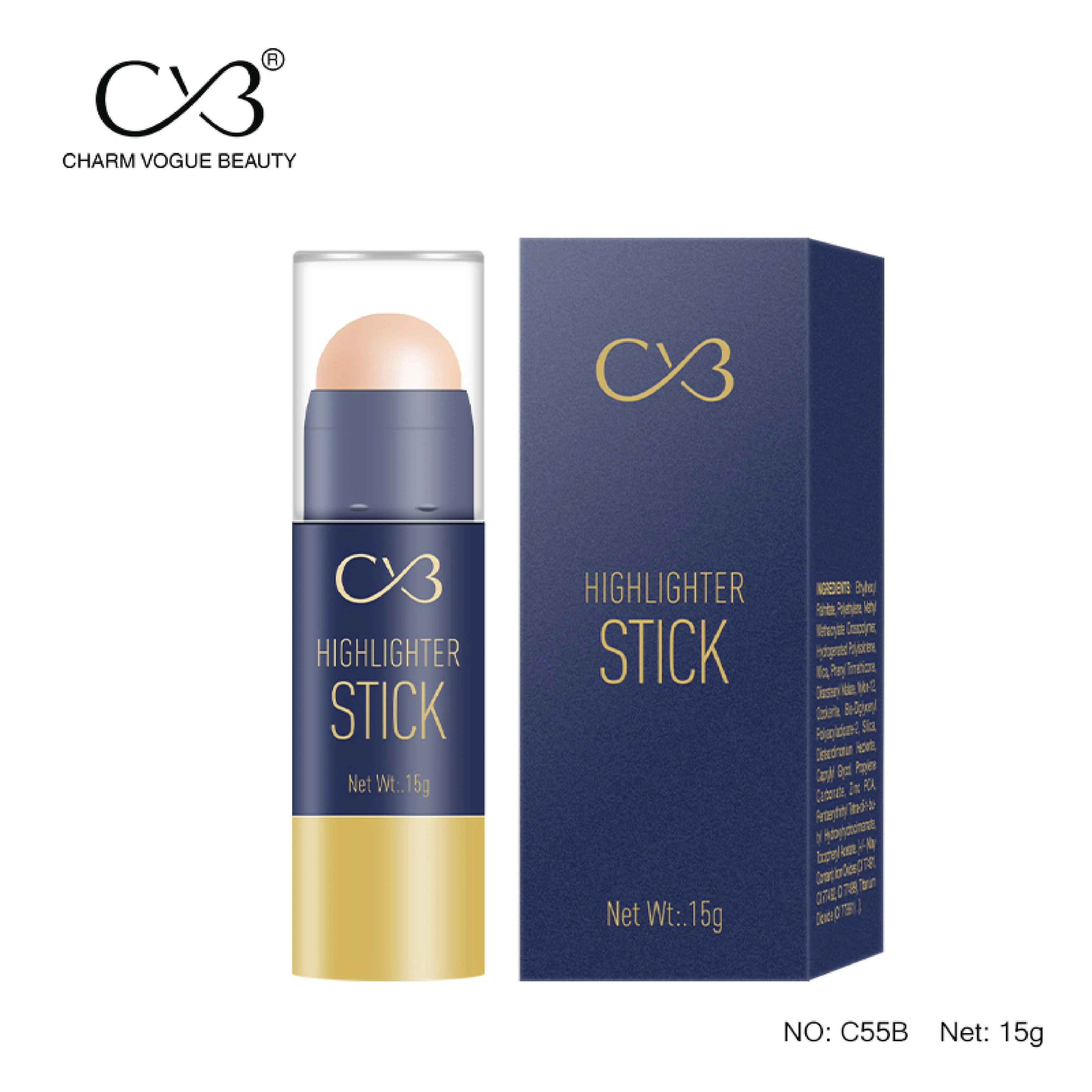 CVB Highlighter Stick + Spounge – 15g