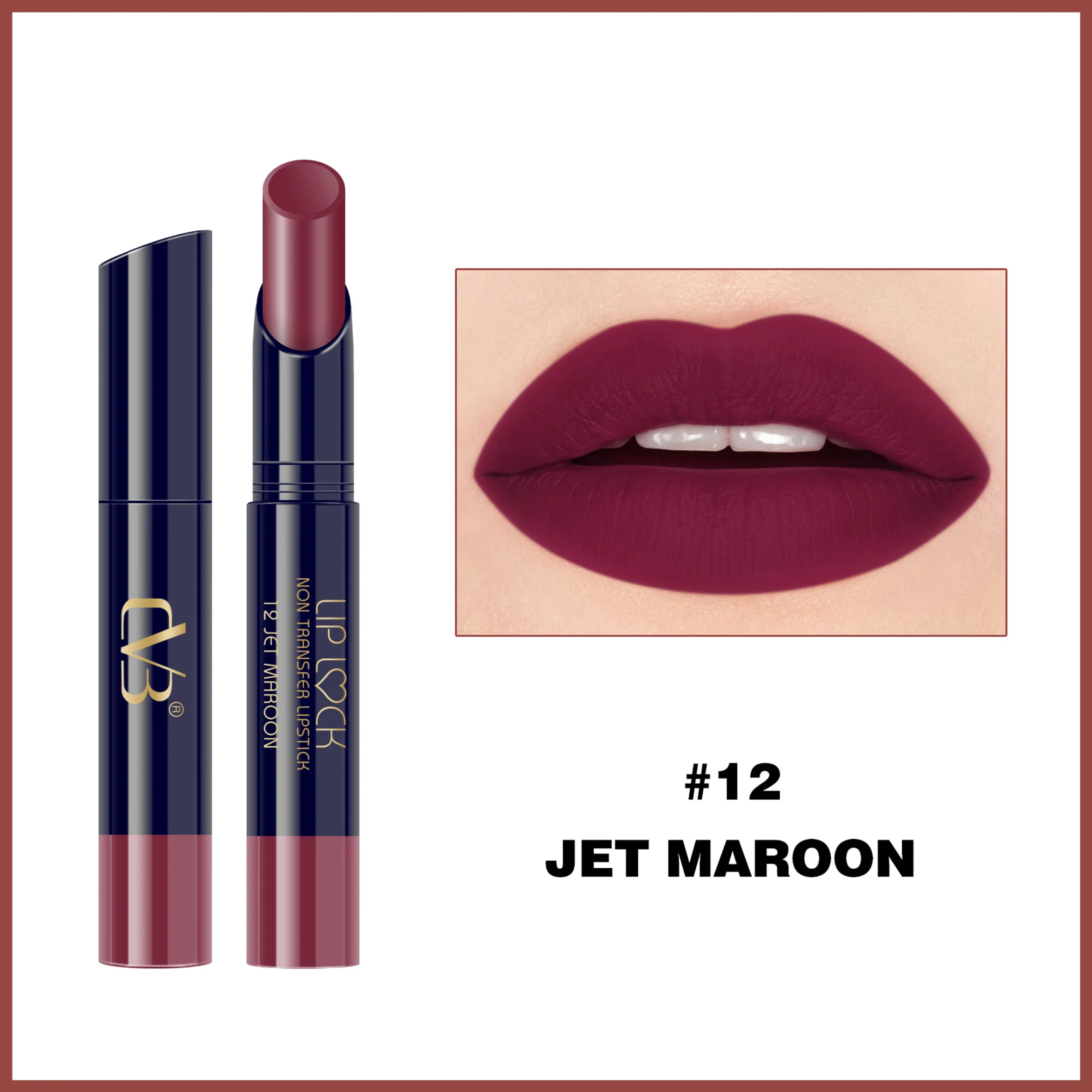 CVB Lip Lock No Transfer Lipstick C63 - Image 14