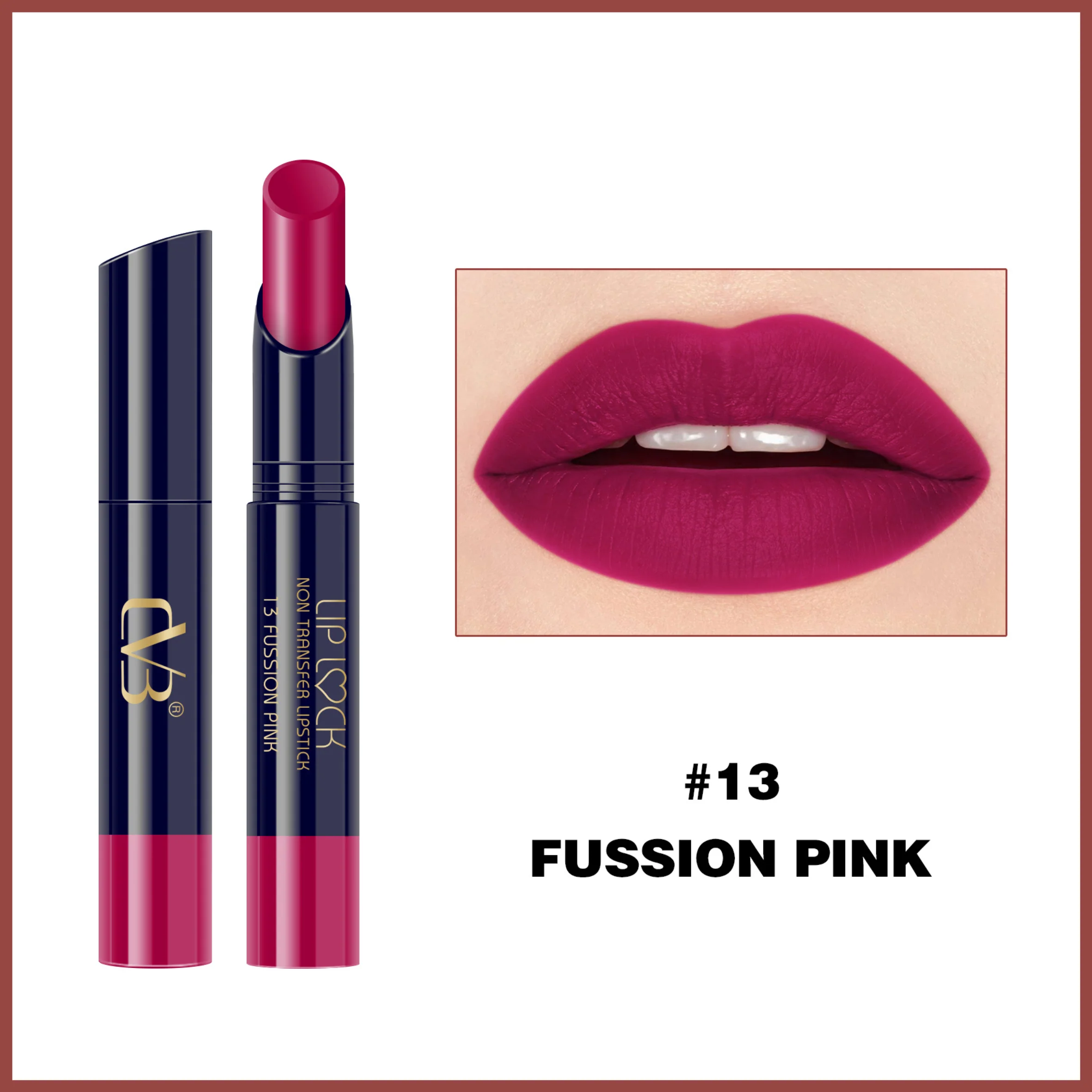 CVB Lip Lock No Transfer Lipstick C63 - Image 15