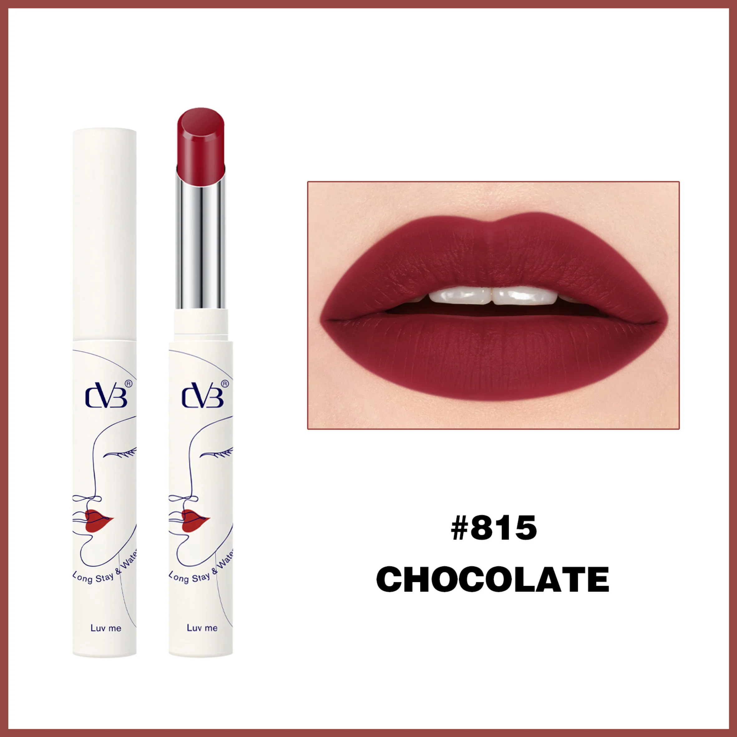 CVB Luv Me Non Transfer Matte Lipstick Long  stay & Waterproof - Image 15