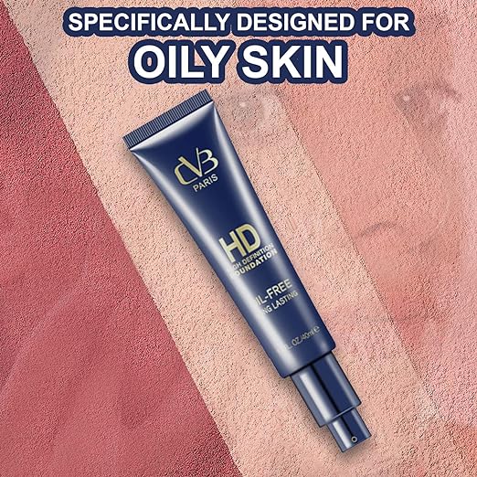 CVB Paris High Definition Foundation - Oil Free & Long Lasting - Image 4