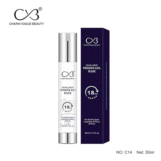 CVB Primer Gel Base  Pearl Drop  Long Stay 18 Hours Oil Free  C14 - Image 6