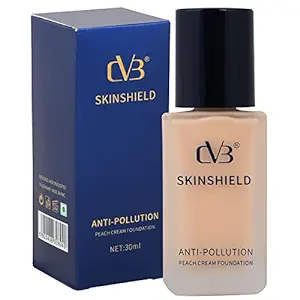 CVB Skin Shield Foundation Anti Pollution Peach Cream Foundation - Image 2