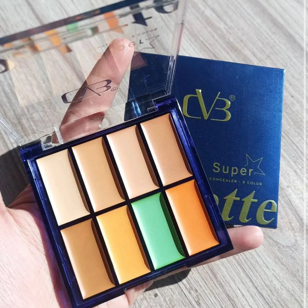 Cvb Super Concealer Palette 8 color Long Lasting perfection c128 - Image 3