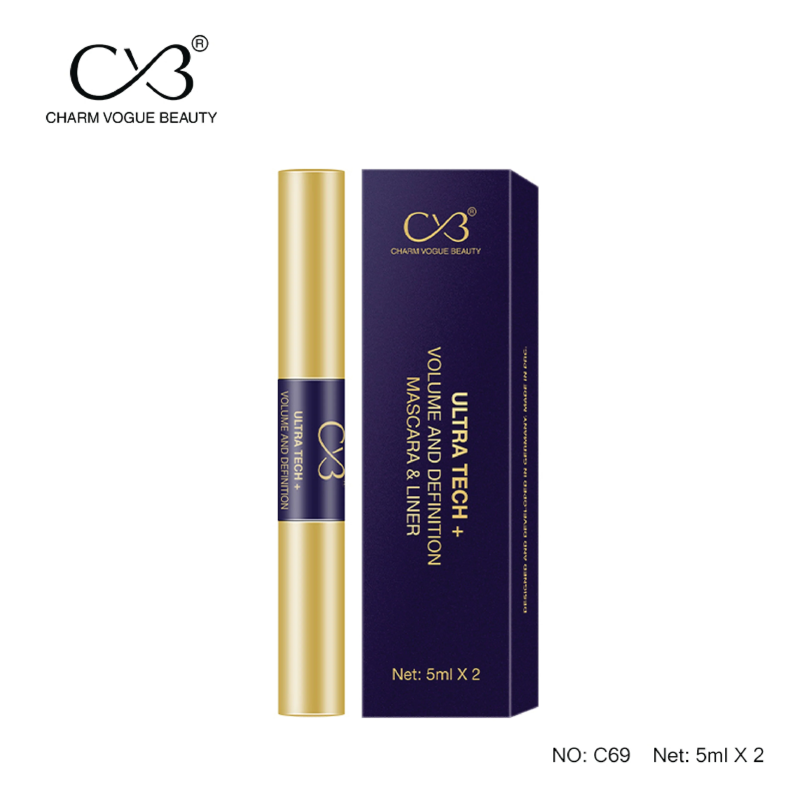CVB Ultra Tech+ Volume  AND  Definition Mascara & Eyeliner - Image 2