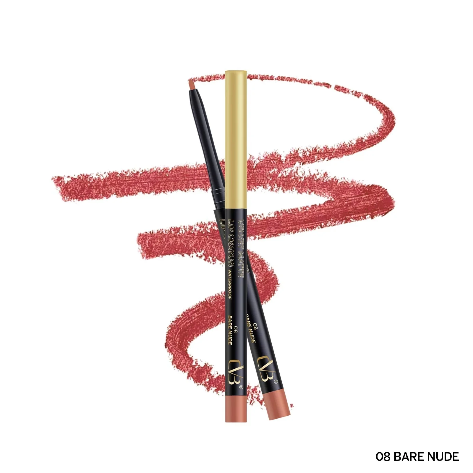 CVB  Velvet Matte Lip Crayon Wateroroof Color Contour  C189 - Image 12
