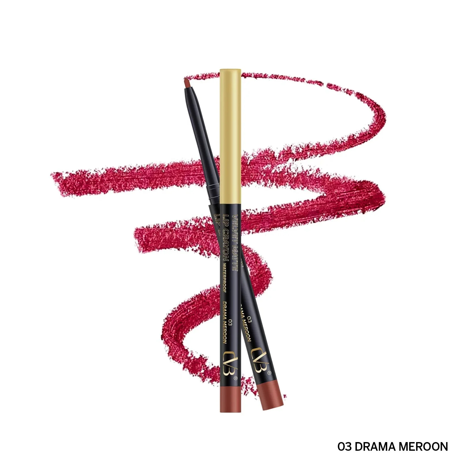 CVB  Velvet Matte Lip Crayon Wateroroof Color Contour  C189 - Image 16