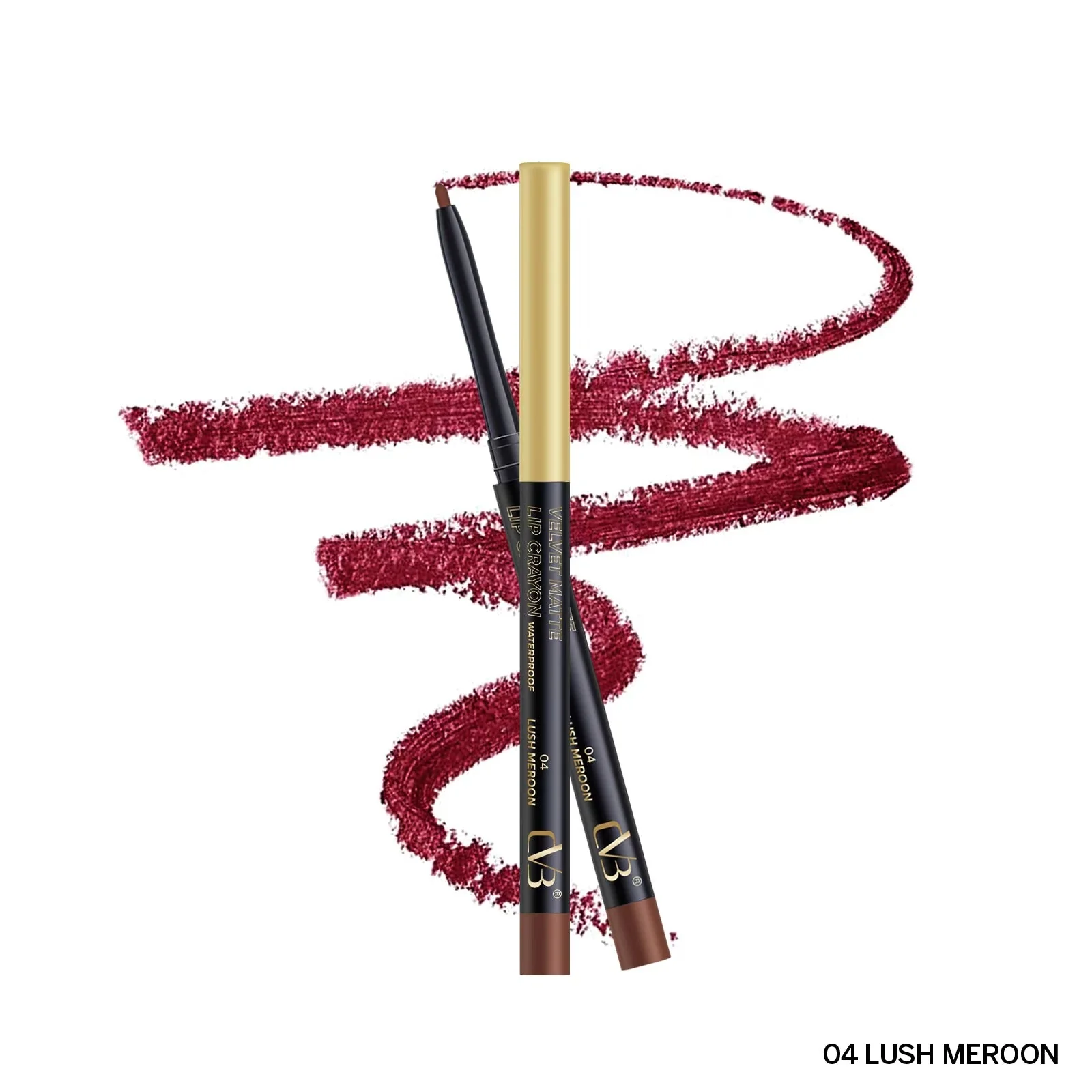 CVB  Velvet Matte Lip Crayon Wateroroof Color Contour  C189 - Image 17