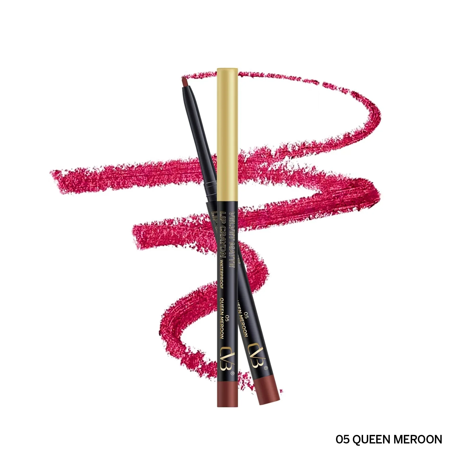CVB  Velvet Matte Lip Crayon Wateroroof Color Contour  C189 - Image 18