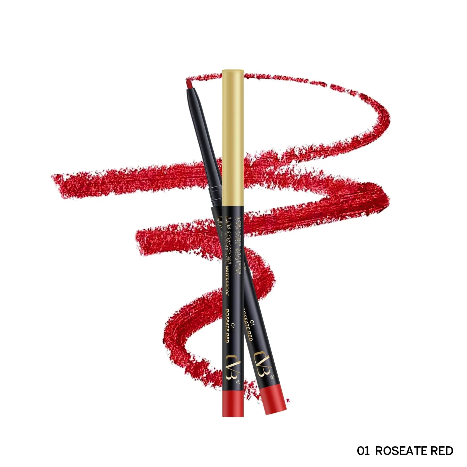 CVB  Velvet Matte Lip Crayon Wateroroof Color Contour  C189 - Image 5