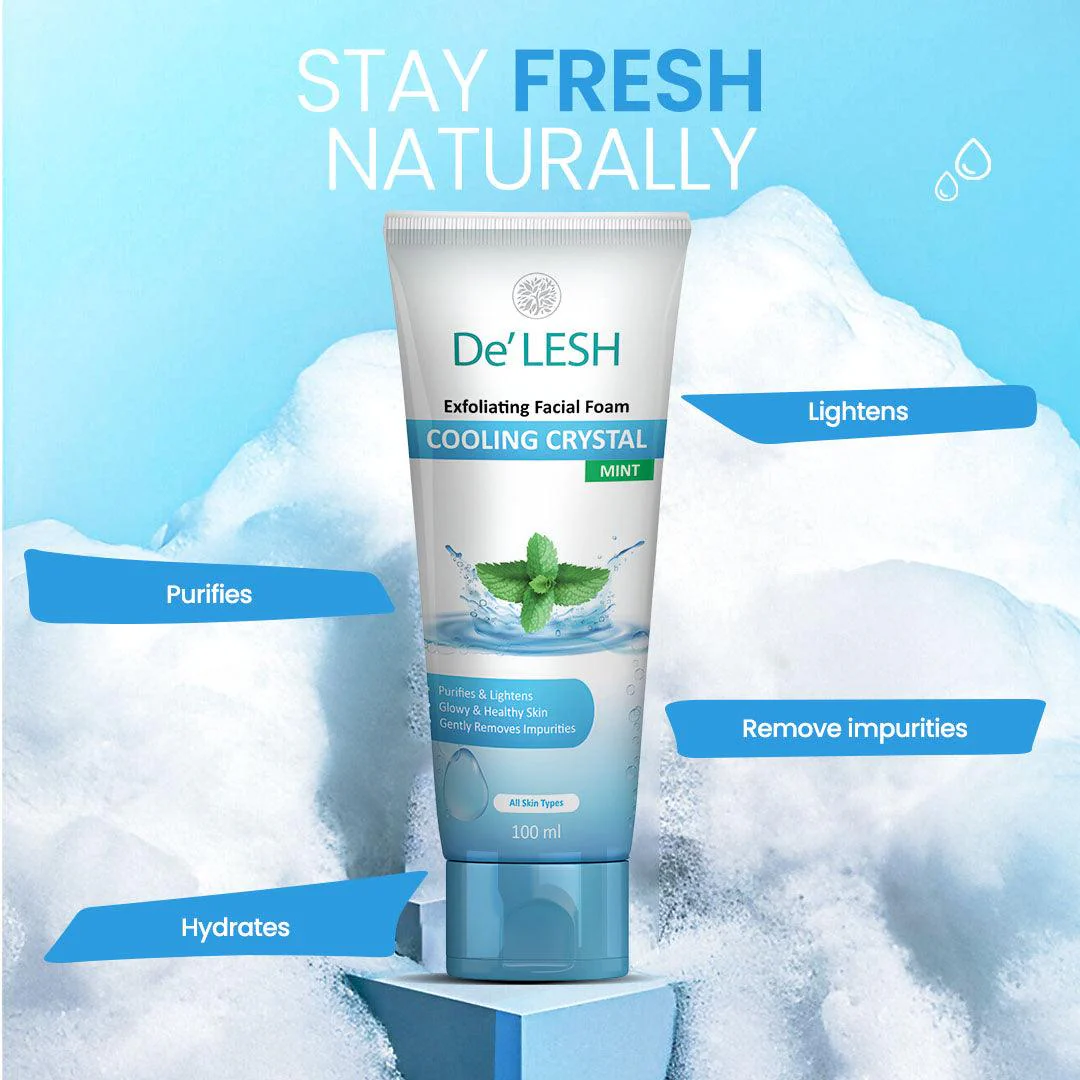 De'Lesh Mint Facewash - Image 2