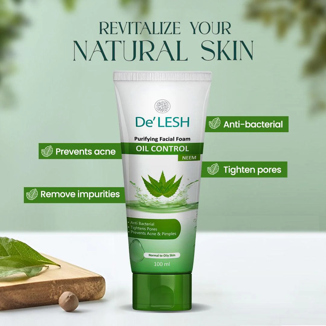 De'Lesh Neem Face Wash - Image 3