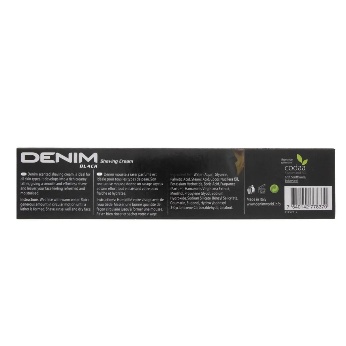 Denim Original Shaving Cream 100ml - Image 3