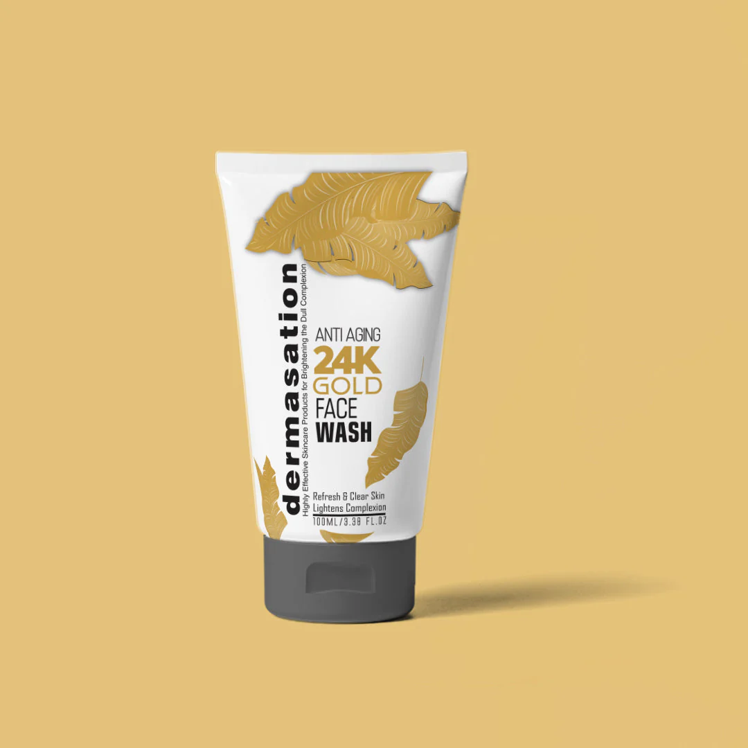 Dermasation 24K Anti Aging Gold Face Wash 100 ML