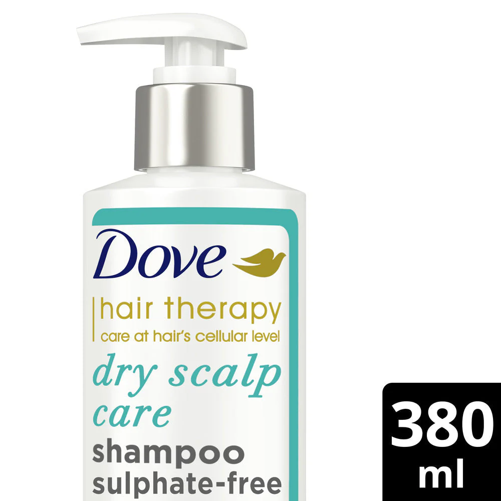 Dove Hair Therapy Dry Scalp Care Sulphate-Free Shampoo 380ml - Image 3